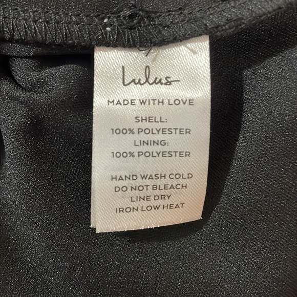 Lulus Black High-Low Tiered Halter Dress Size Small - Picture 14 of 16